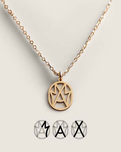 Pet Monogram Necklace