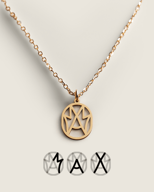 Pet Monogram Necklace