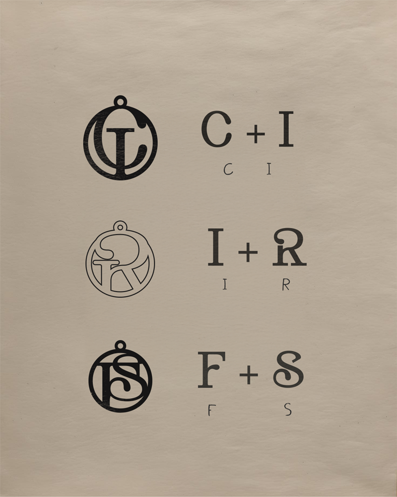 For Him | Bespoke Interwined Initials Necklace