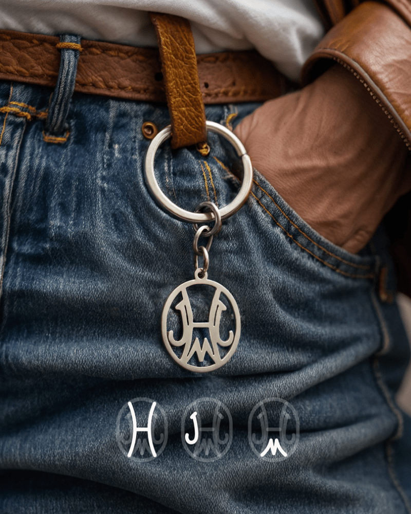 Custom Family Initials Charm