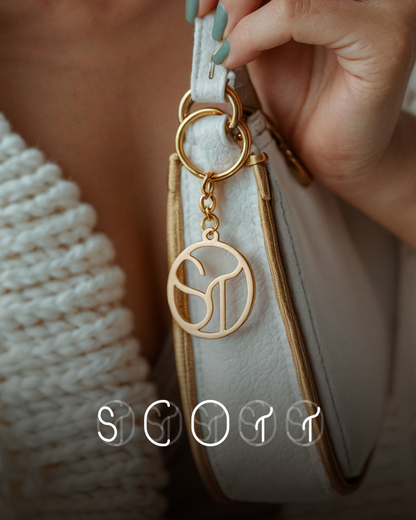 Monogram Bag Charm