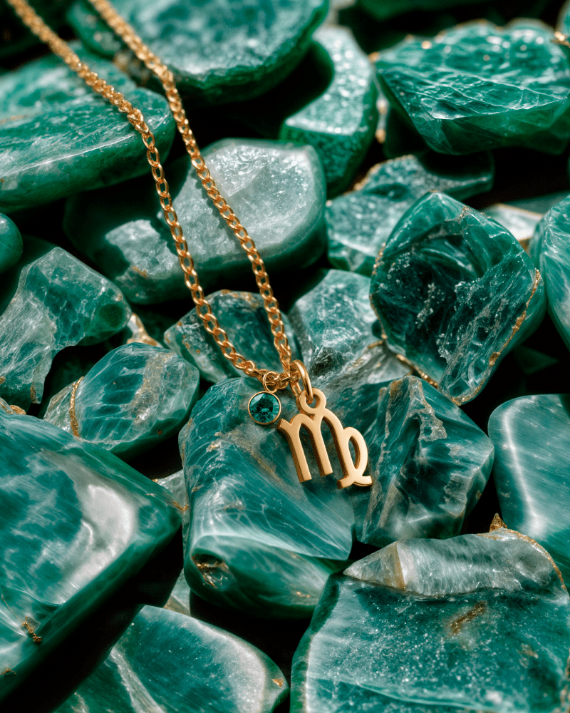 Zodiac & Birthstone Necklace