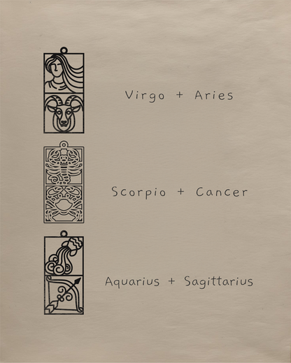 Bespoke Double Zodiac Necklace